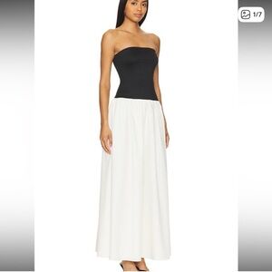 All the Ways Vega Maxi Dress in Black & White